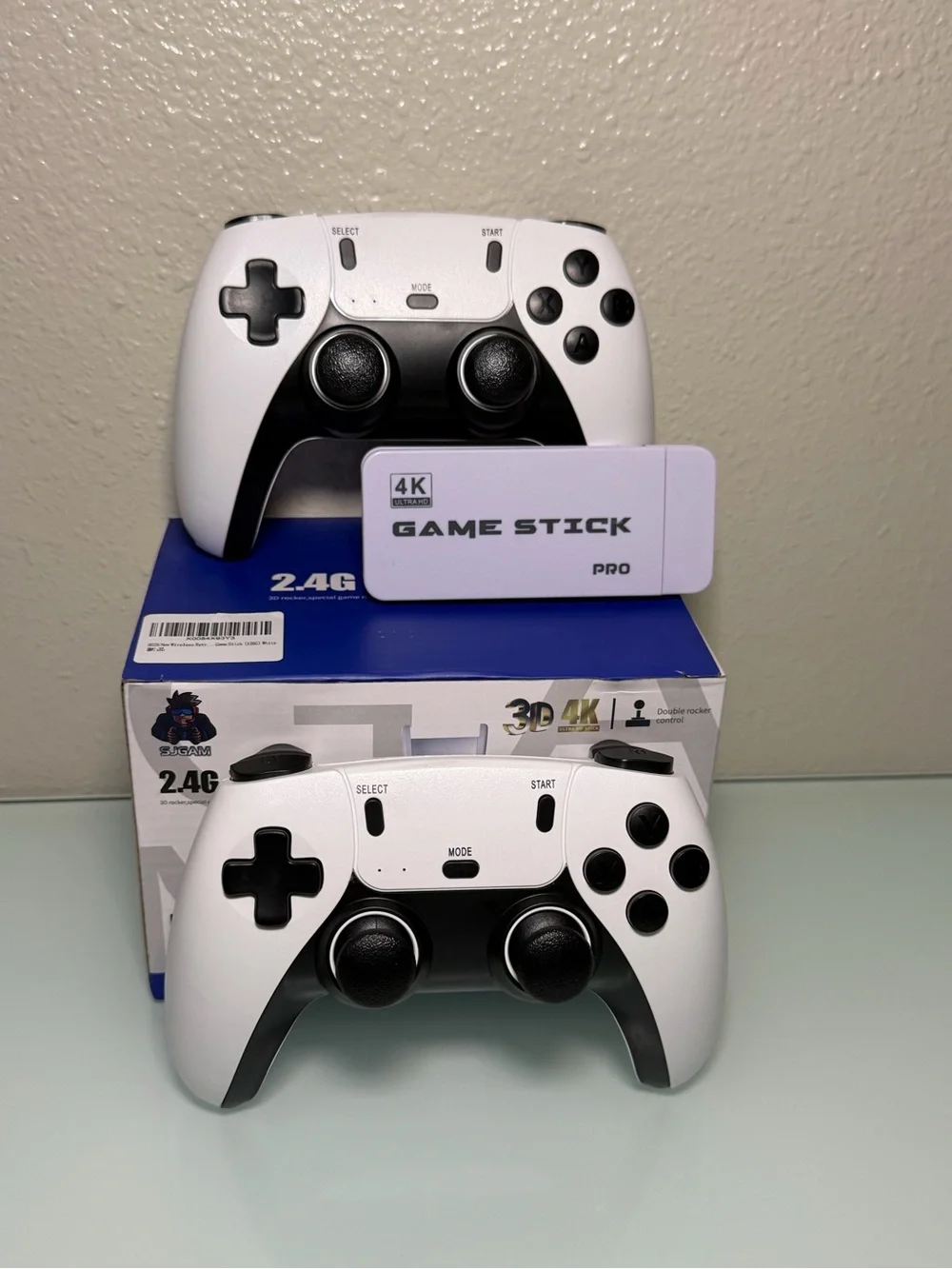 Pro Wireless Game Controller - White and Black